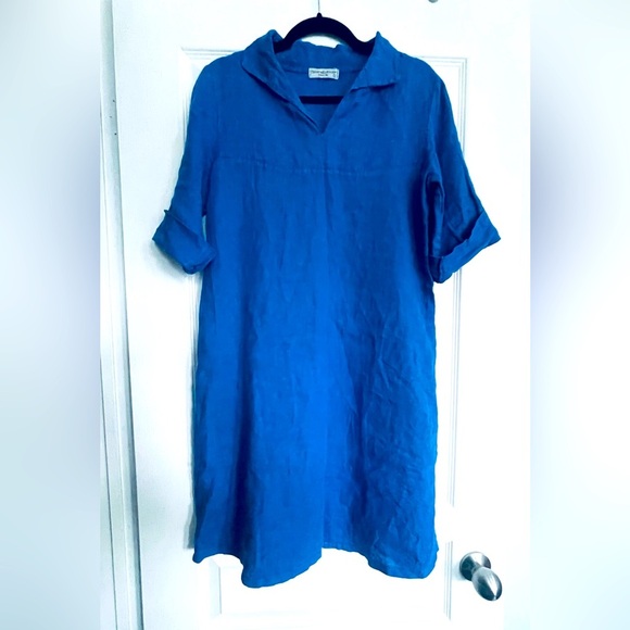 Linen shift dress - Picture 1 of 8